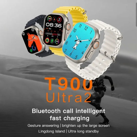 T900 Ultra 2 Series 9 2024 T900 Pro Ultra 2 Smart Watch For Men Women 2.19" Full Touch Bluetooth Call Smartwatch