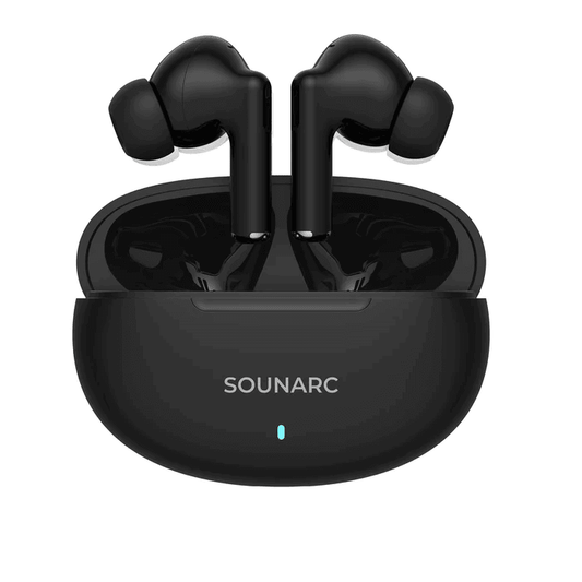 Sounarc Q1 Earbuds ANC with Bluetooth 5.3 & Upto 28 Hours Playtime 💯 Original